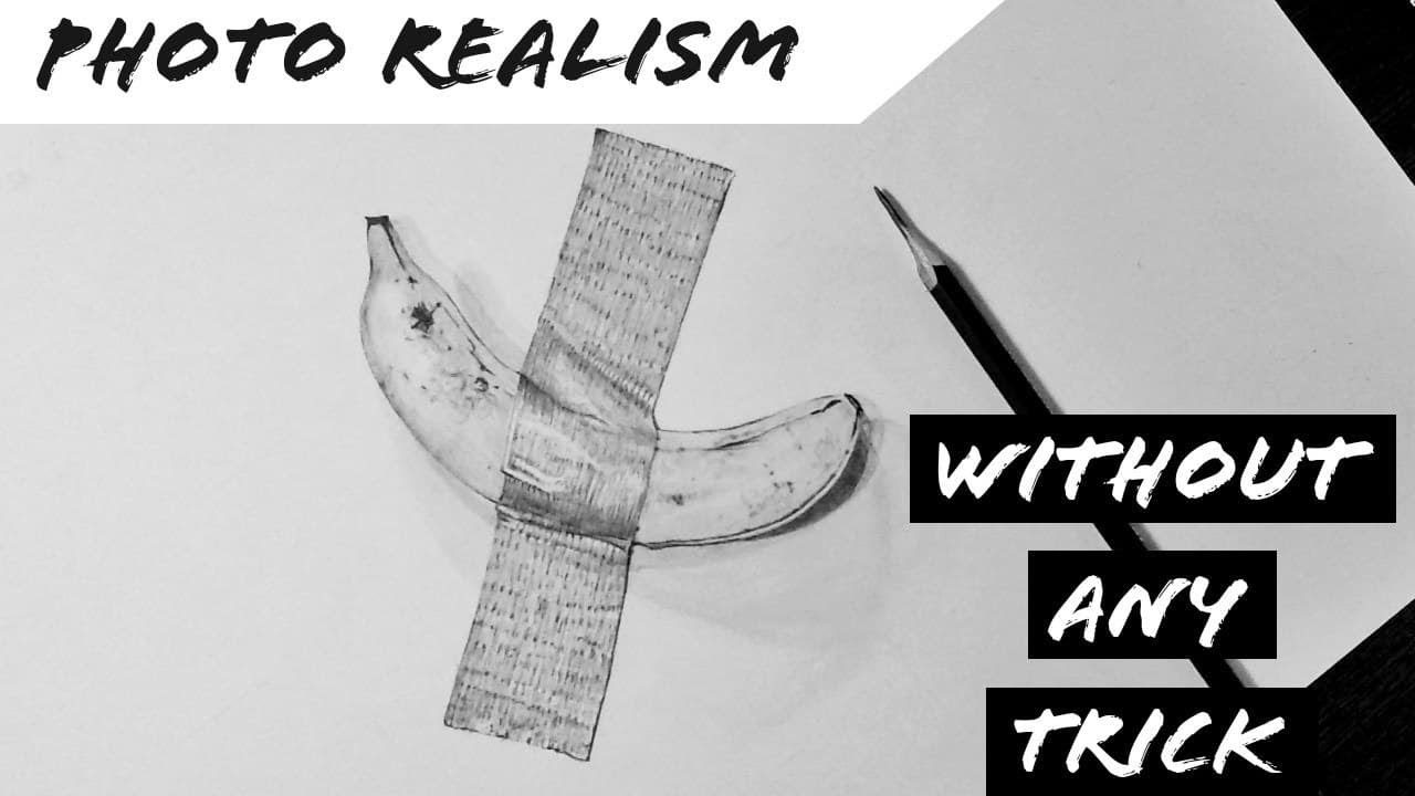 Duct Taped Banana Million Dollars Drawing using PhotoRealism with Ajinkya Arts