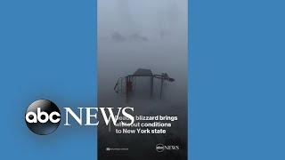Deadly blizzard brings whiteout conditions to New York state
