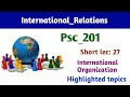 Psc201 short lecture:27 | Psc201 | learn with mdm | international relations |