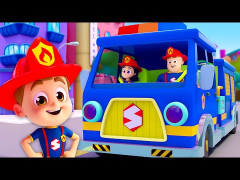 Wheels On The Fire Truck + More Nursery Rhymes & Baby Songs