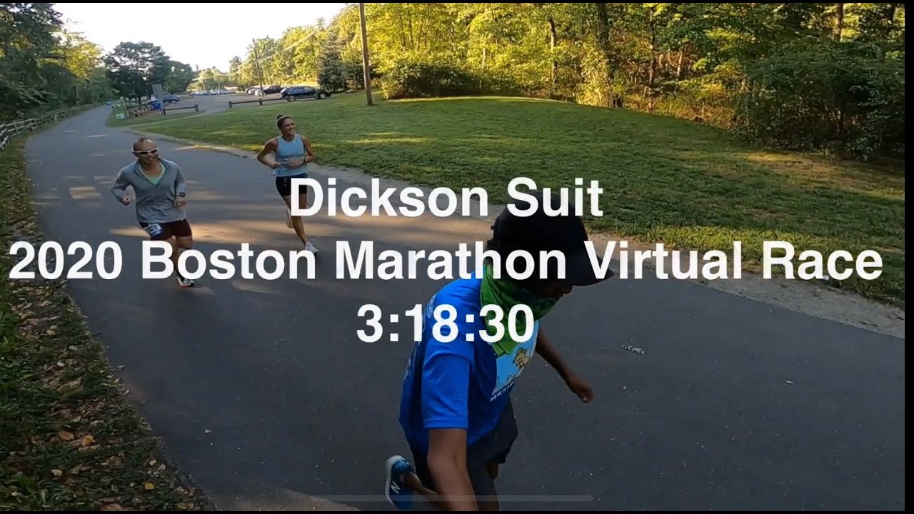 Dickson Suit 2020 Boston Marathon Virtual Race - 