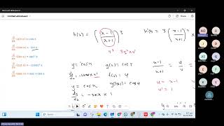 Math 122 diiferentiation practice