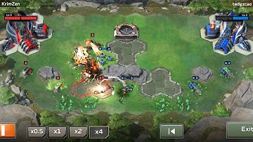 Command & Conquer Rivals: NOD vs NOD gameplay