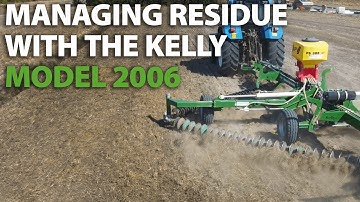 Managing sunflower & wheat residue with the Model 2006 Kelly Tillage System