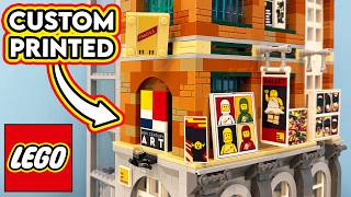 PRINTING LEGO Stickers! Art Factory Placed in the City!