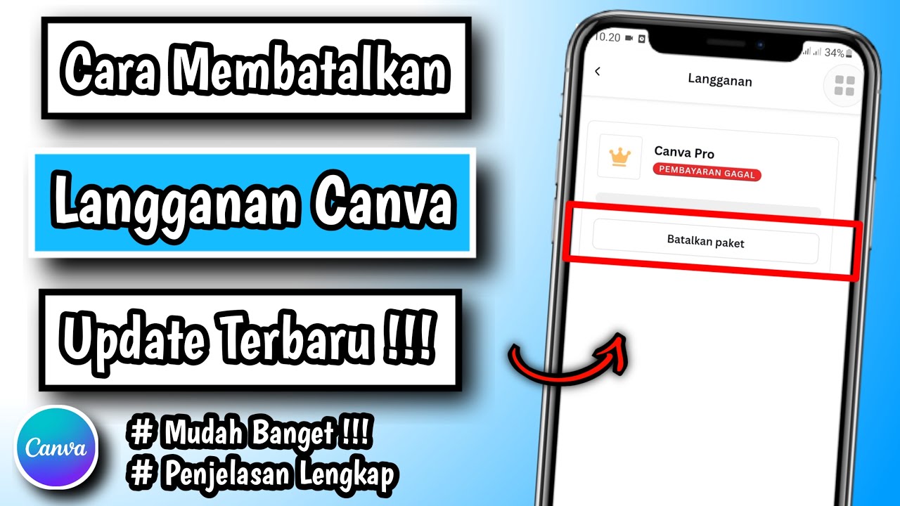 Cara Batalkan Langganan Canva Cara Berhenti Langganan Canva YouTube
