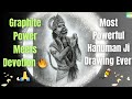 Most Powerful Hanuman Ji Graphite Drawing ✨ | Realistic Hanuman Sketch | Artwale