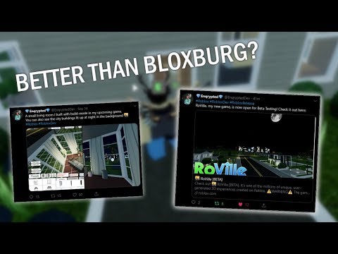 New Bloxburg Game Roville Youtube