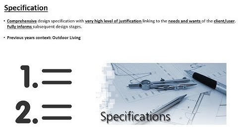 GCSE - Design Specification