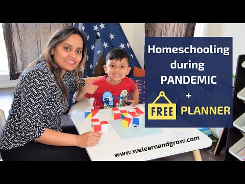 6 Simple Tips to Homeschool during Pandemic + Free Planner