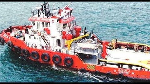 Anchor Handling Tug Rescuing Ship