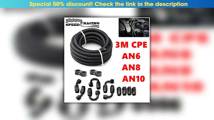 Deal 3M AN6/AN8/AN10 CPE Oil Fuel Fittings Hose End 0+45+90+180 Degree Oil Adaptor Kit AN6 Braided•