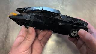 Batman: Caped Crusader Batmobile inspired custom LEGO model overview