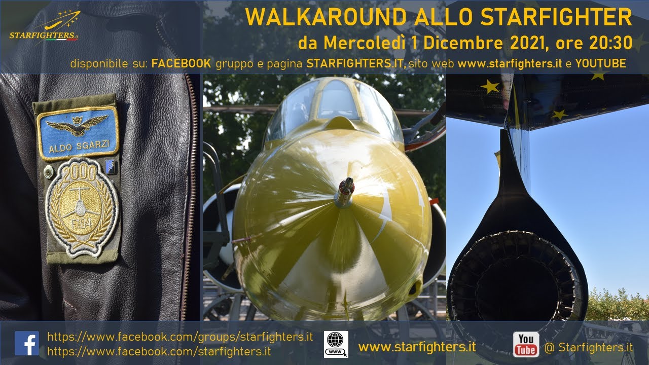 Walkaround allo Starfighter: 1 F-104, 2 Piloti, oltre 5000 ore di volo