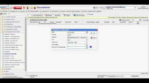 Inregistrare bon combustibil in expertAccounts