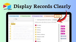 How to create a new view in Airtable (Workflow Visualized)
