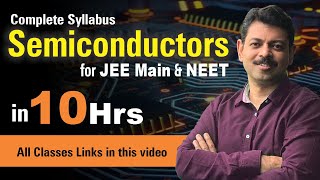 Cover Semiconductors FULL in 10 Hrs for JEE Main 2023 #shorts
