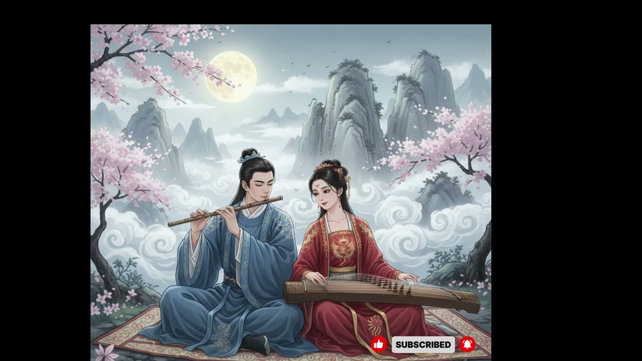 Sáo Trúc, Erhu, Guzheng nhẹ nhàng  không gian thư thái, tĩnh lặng giải toả muộn phiền