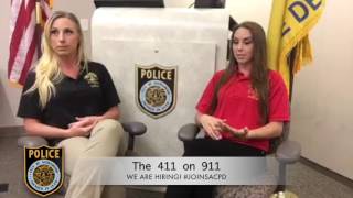 SPD 411 on 911:We are hiring!