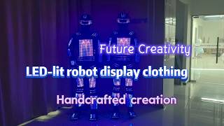 Led-Lit Robot Display Clothing
