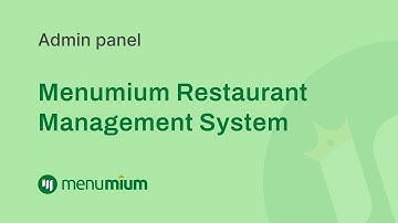 Menumium Restaurant Management System
