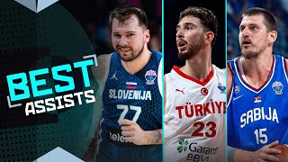 FIBA EUROBASKET 2025 TOP 10 Assists featuring Luka Doncic, Alperen Sengun, Jokic and more!