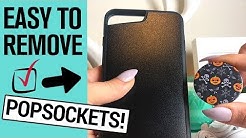 PopSockets - How To Take a PopSocket Off Your Phone WITHOUT RUINING IT!