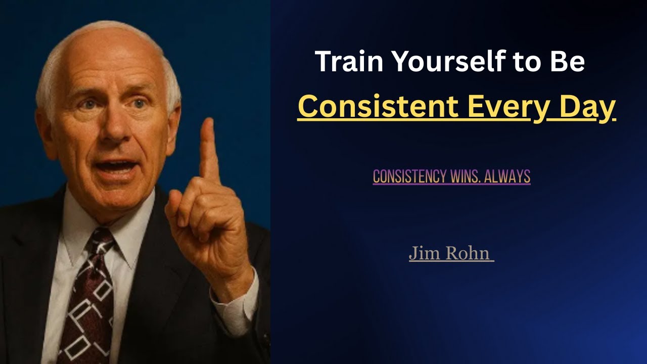 Train Yourself to Be Consistent Every Day-Jim Rohn
