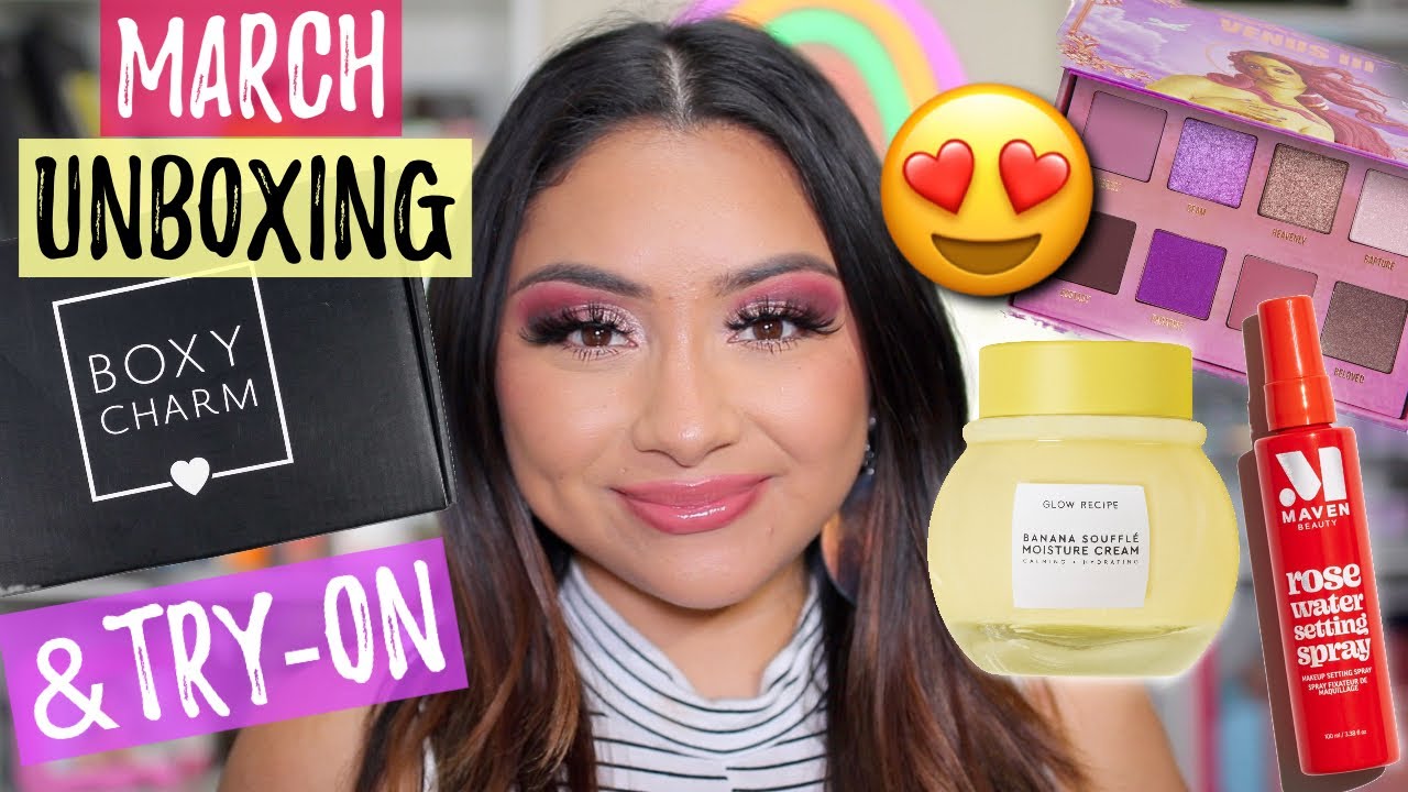 MARCH BOXYCHARM 2021 | BASE BOX TRY ON