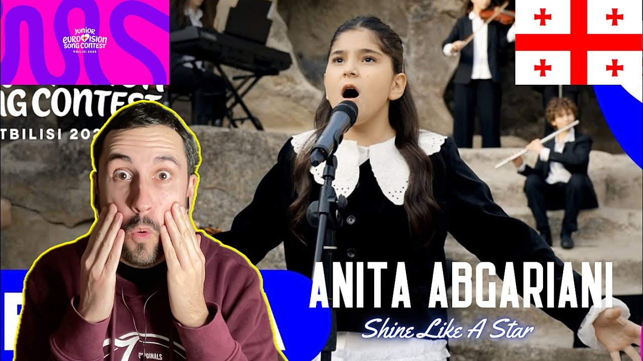 Reacción y análisis de SHINE LIKE A STAR, de Anita Abgariani (Georgia, Eurovisión Junior 2025)