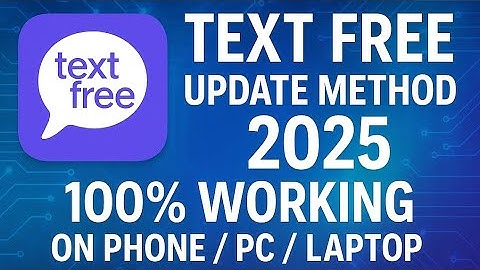 Textfree new update | Textfree Error 7062 , 7063 Fix | Textfree account create | Textfree new method