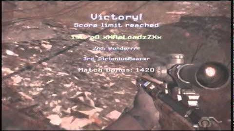 MW3 Clean oG killcam (hitmarker!)