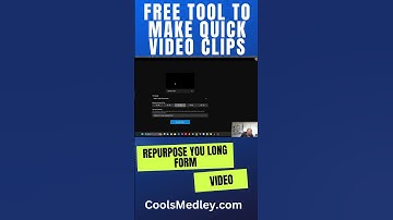 Free A.I. tool to repurpose your content. (Make multiple clips out of one video). #business #video