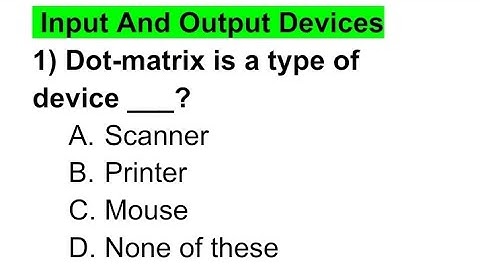 Input And Output Devices | JKSSB Naib Tehsildar | By Rohani Sir | MCQs | PYQs | Imp. MCQs