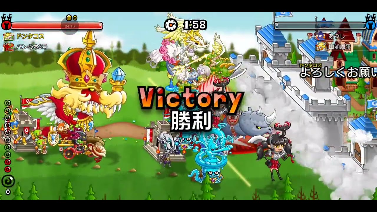 最近の城ドラはテクニシャンが増えましたね！２戦タッグですヽ( ・∀・)ﾉ♪