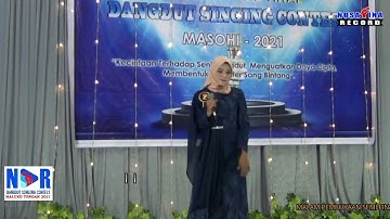 Fidya Astia Asawala Tampil Cantik Pada Malam Final DANGDUT SINGING CONTEST NIR 1 MASOHI TAHUN 2021