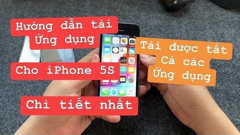 Hướng dẫn cấu hình ứng dụng iphone 5s