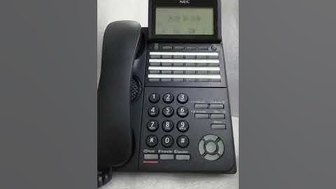 Nec dtz-24d-3 bk telephone ค ม อ