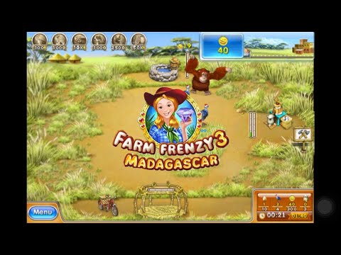 Farm Frenzy 3: Madagascar | Gameplay (All Level 2)