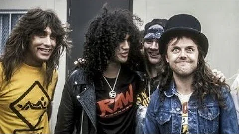 Slash & Lars Ulrich talks about Pearl Jam (MTV Special 1995)