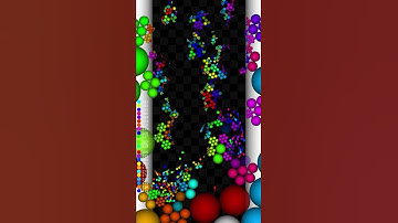 Ball destruction - Score Marble Race in Algodoo #Shorts