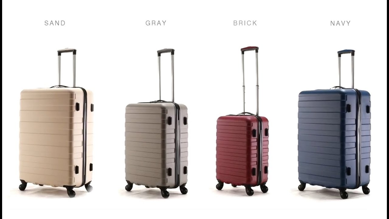 Bondi Hardside Spinner Luggage with builtin USB Charge Port on Carry