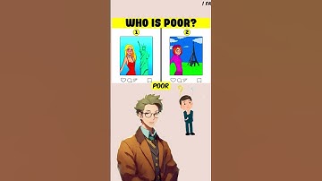 Who is poor? #quiz #riddle #riddleoftheday #viral #shorts