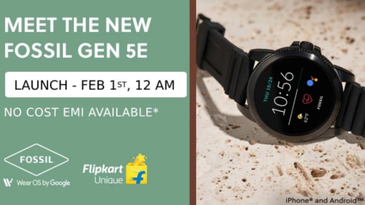 FOSSIL GEN 5E Launching In India On 1st 