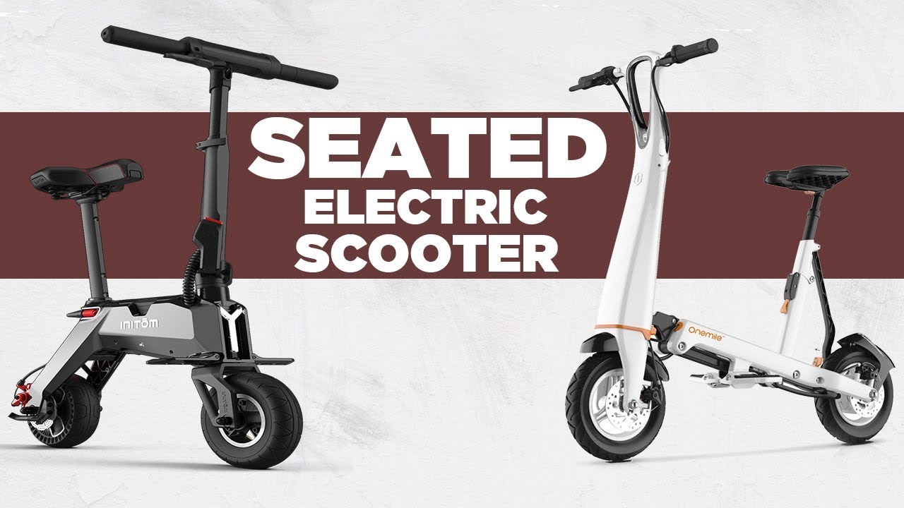 Cervecería construir Sui Top 10 Electric Scooter with Seat - YouTube