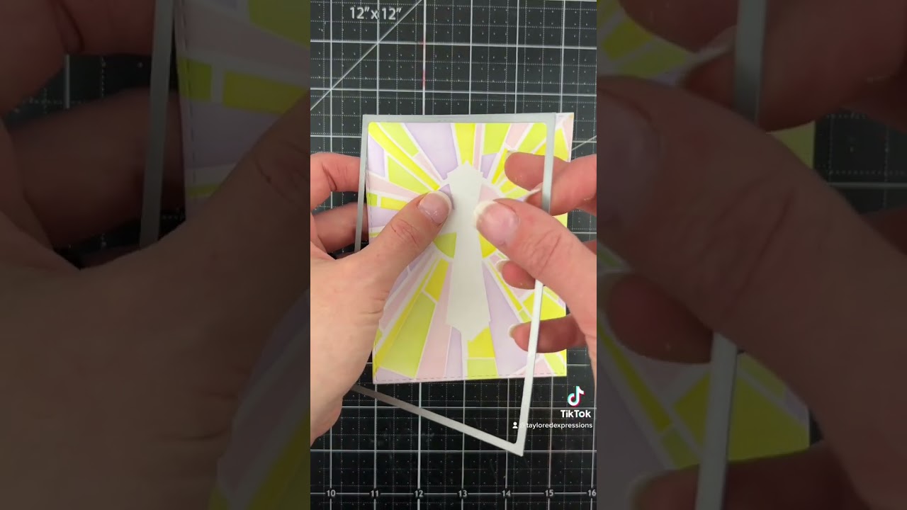 We’re making a handmade Easter card. 