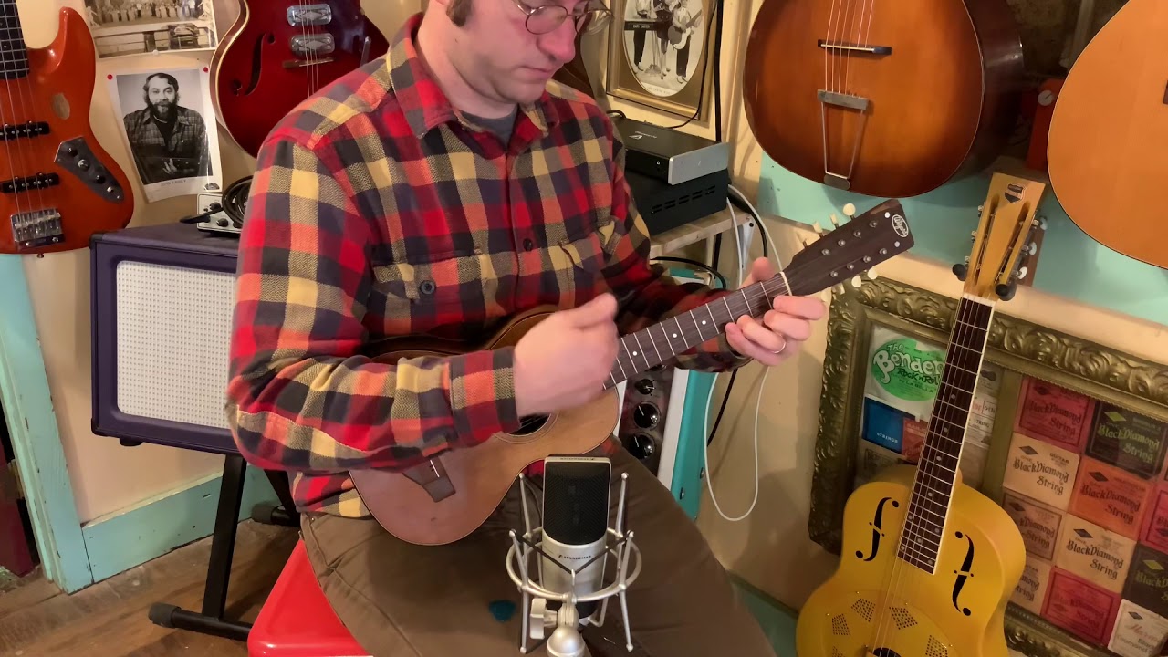 1920s Oscar Schmidt-made "Wizard" taropatch ukulele conversion (from tiple)