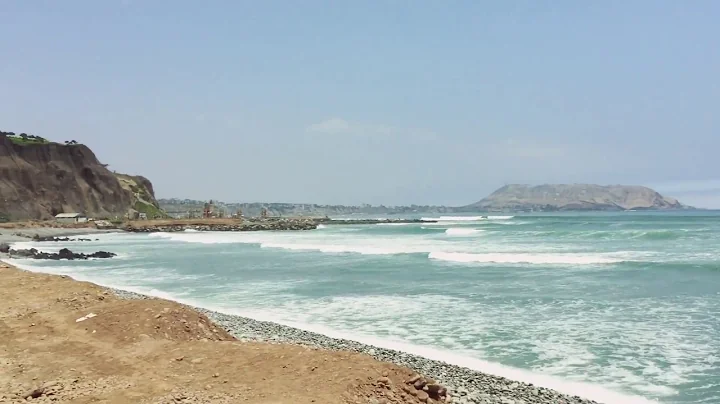 Beautiful beach in Lima, Peru