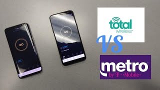 Metro By T-mobile VS Total Wireless Internet Speed Test