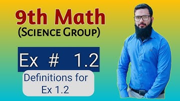 9th Class Math, Lec 3, Ch 1, Ex 1.2, Definitions - Matric part 1 Math - Matrix - Matrices